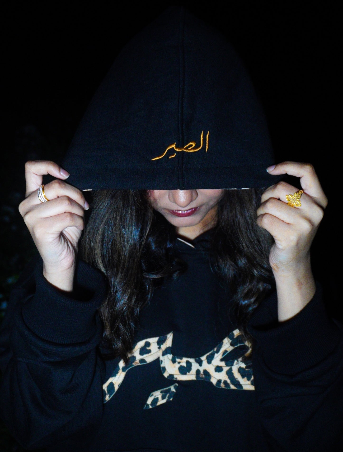 “HIDDEN IN PLAIN SIGHT” HOODIE - BLACK