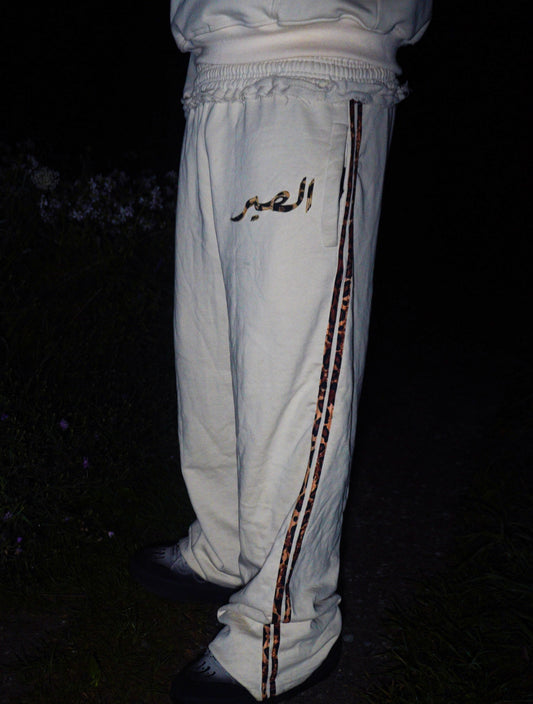 "HIDDEN IN PLAIN SIGHT" SWEATS - BEIGE